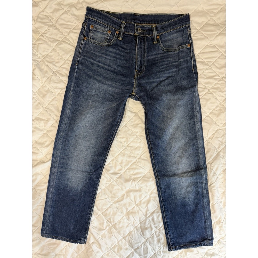 Levis 502 Size 30X32 Actual 32X26 Mens Blue Jeans Stretch